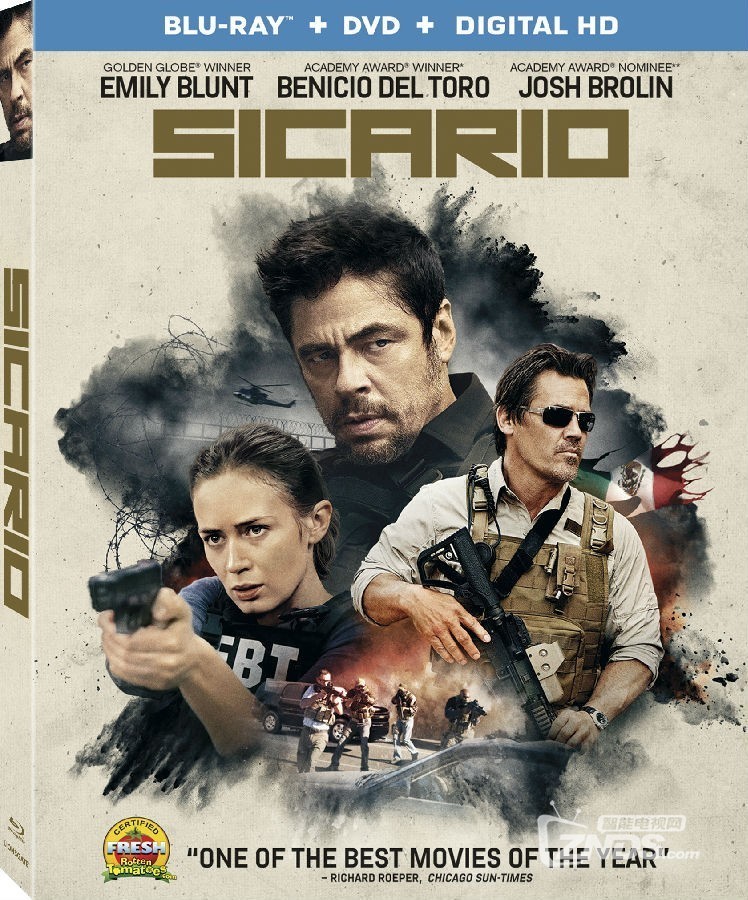 [边境杀手/毒裁者/怒火边界 Sicario 2015][BD-MKV][英语中英字幕]